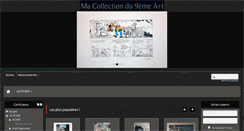 Desktop Screenshot of macollectiondu9emeart.com